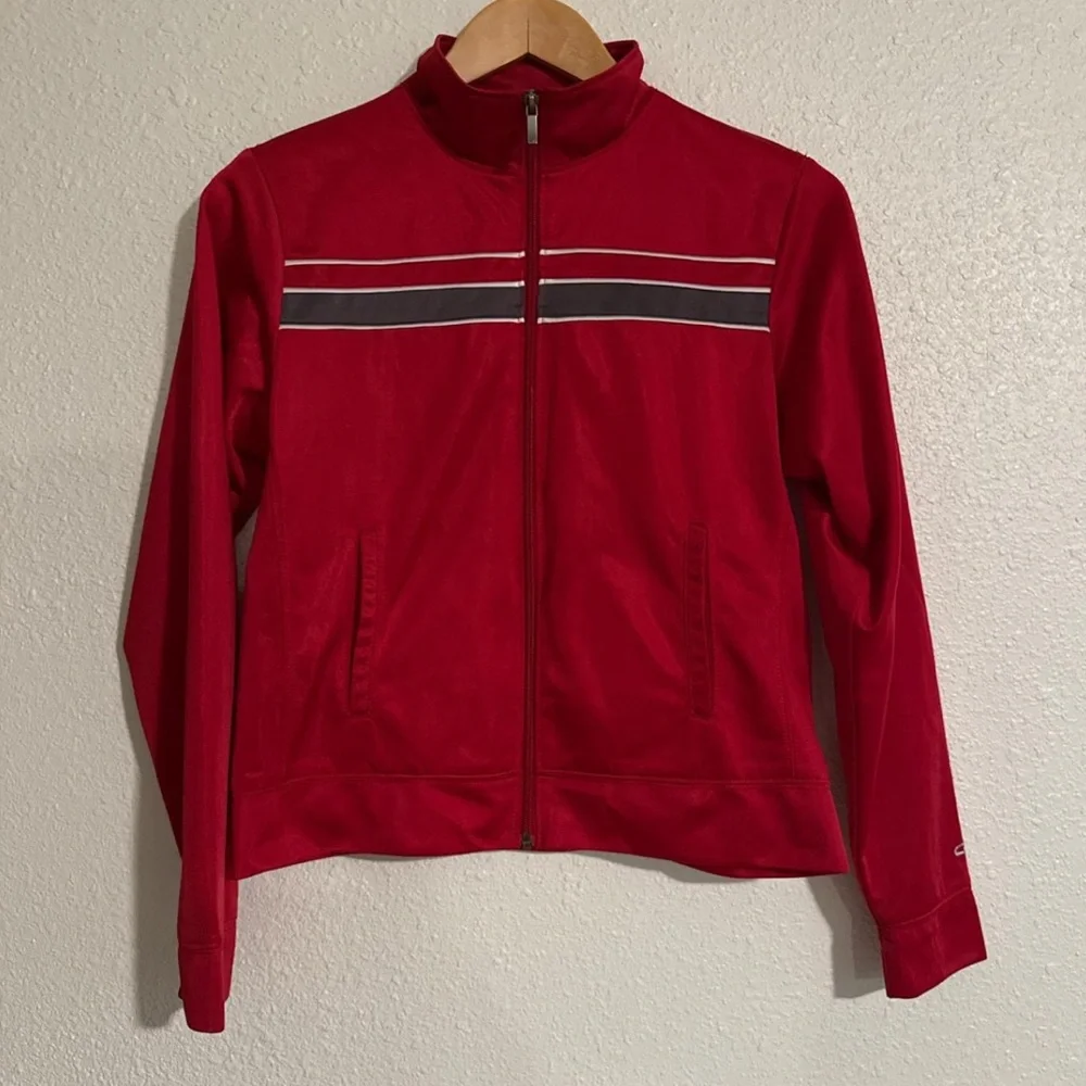 Y2K Champion Zip Up Jacket Sporty Streetwear Retro 2000s - Picture 3 of 6